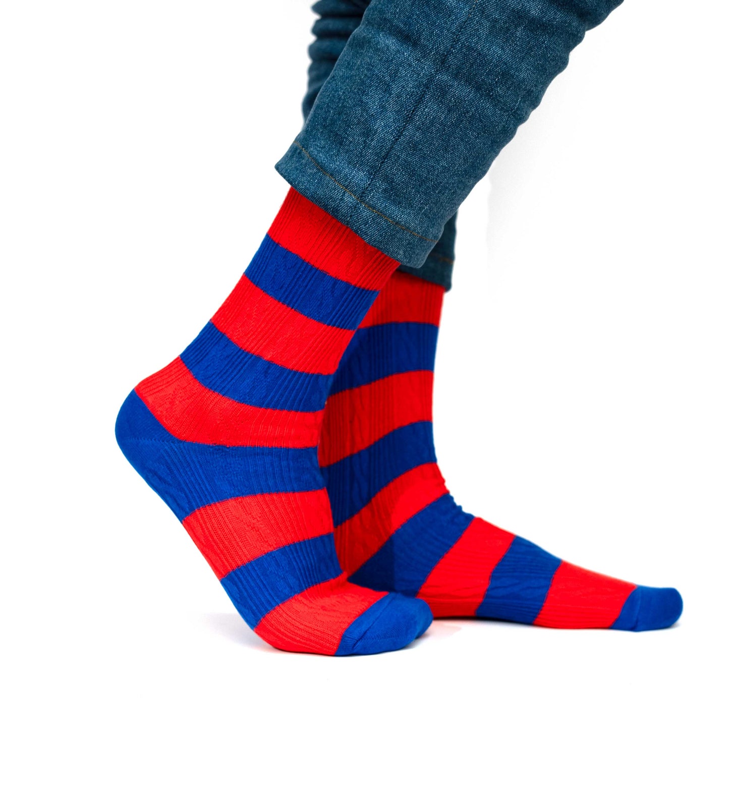 RedBlue Funky Socks