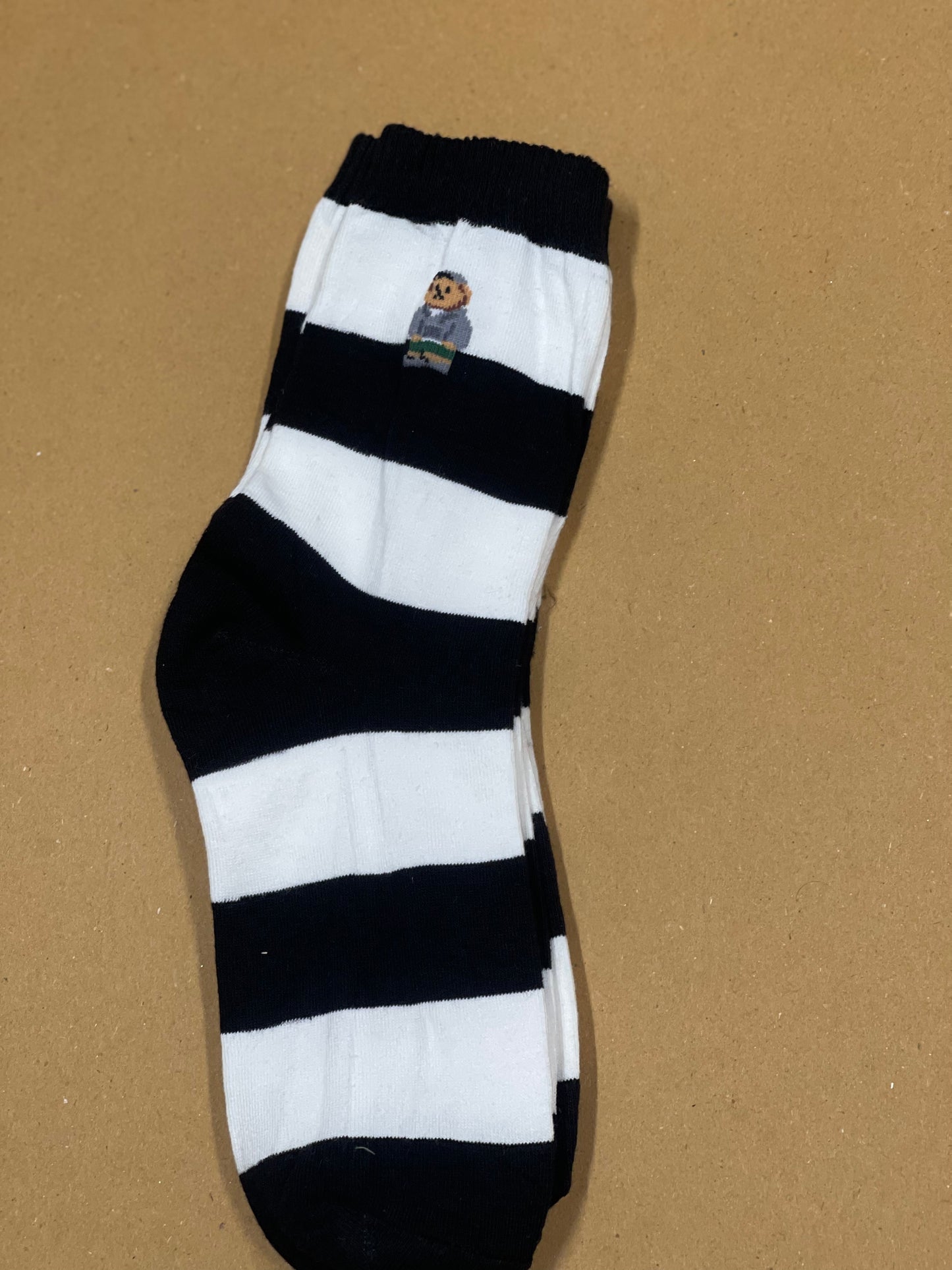 Bear stripe Funky Socks 46