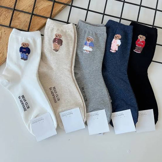 Bear funky socks - pack of 5