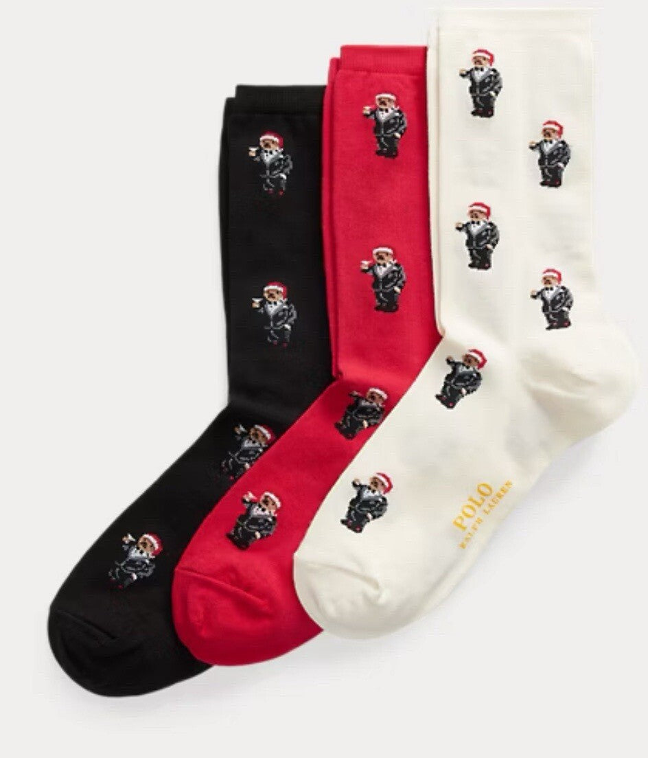 Pack of 3 bear premium socks SC778
