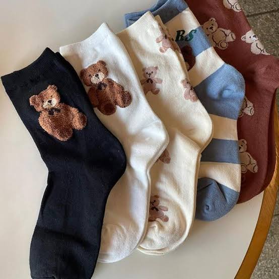 Pack of 5 Bear Socks 550