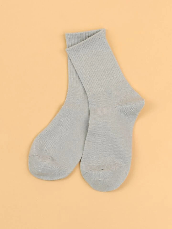 Basic Grey Full Socks