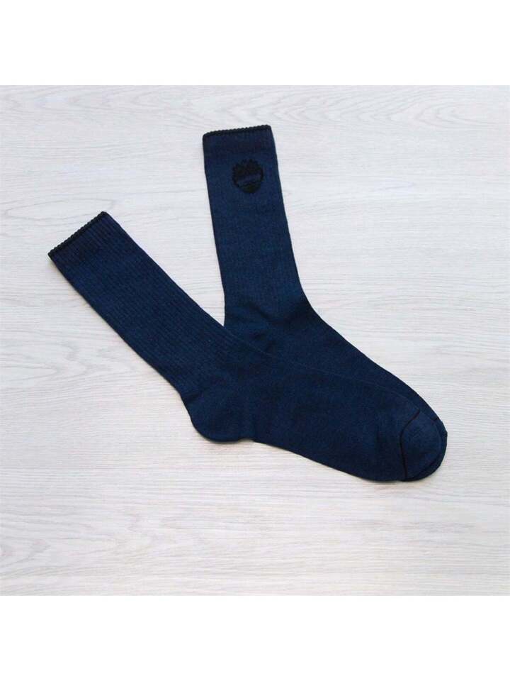 Basic Navy Blue Full Socks