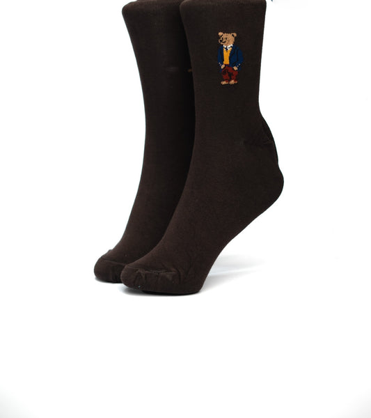 Brownish bear Funky Socks