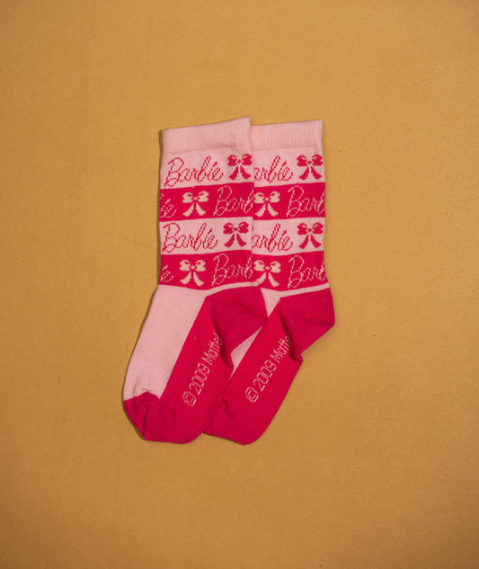 Red Barbie Kids Funky Socks (8-14 Years)