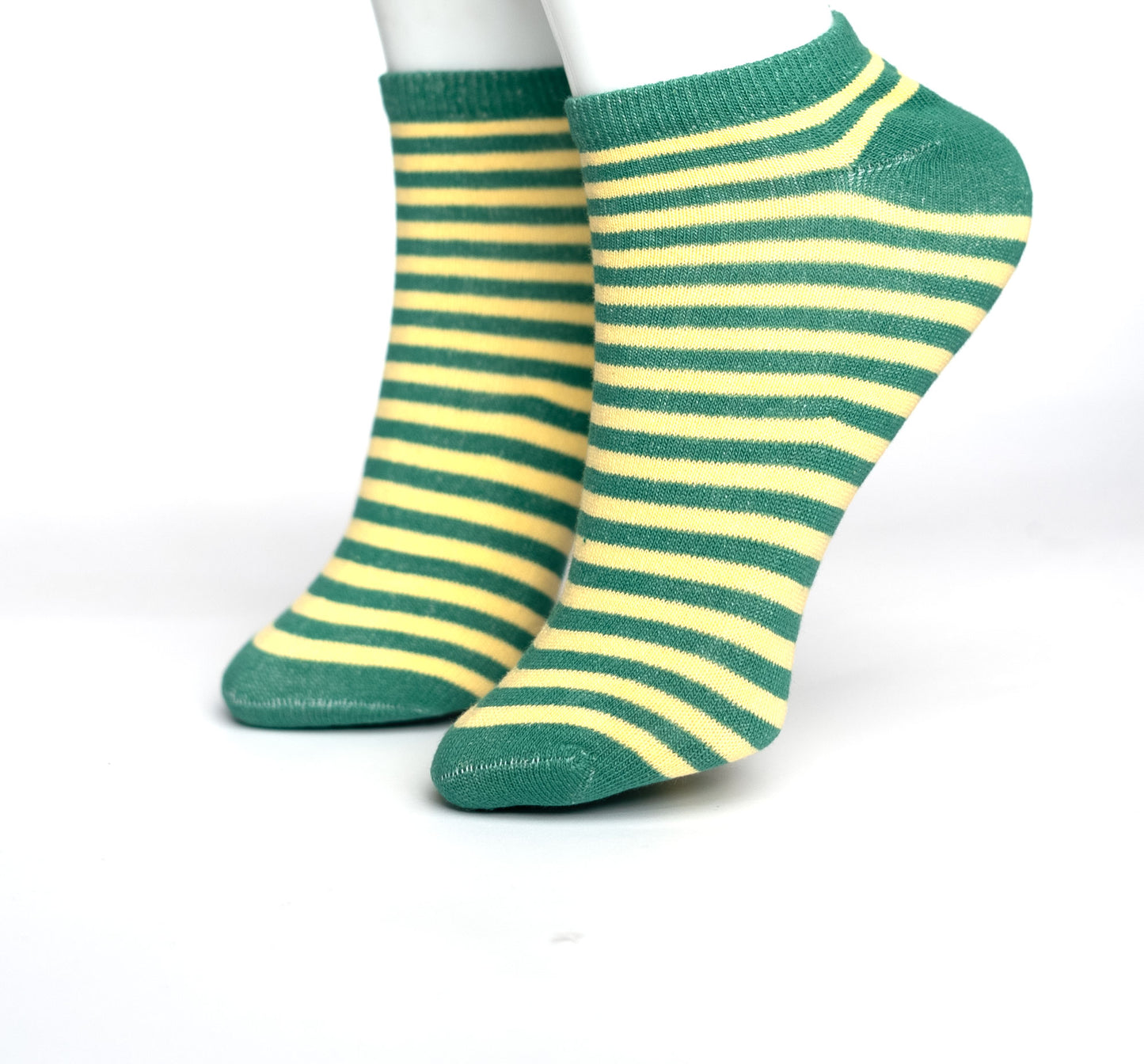 Teal Lines Ankle Socks