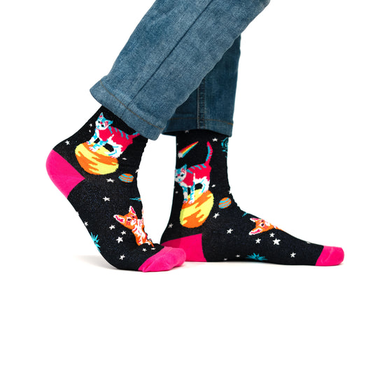 World Cat Funky Socks