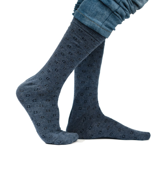 Grey Dots Funky Socks 22