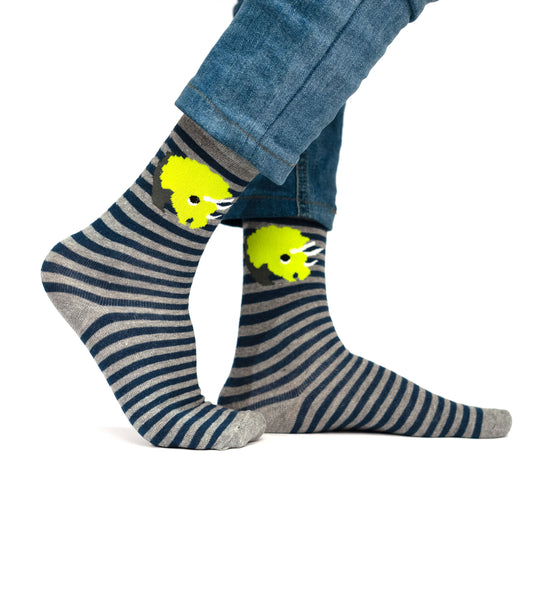 Grey Robot Funky Socks
