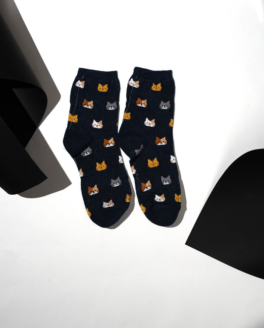 Multi Catto Funky Socks