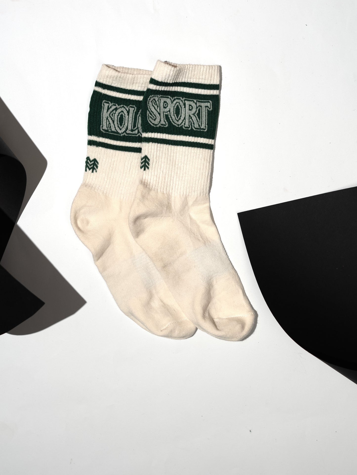 White Kolon Funky Socks