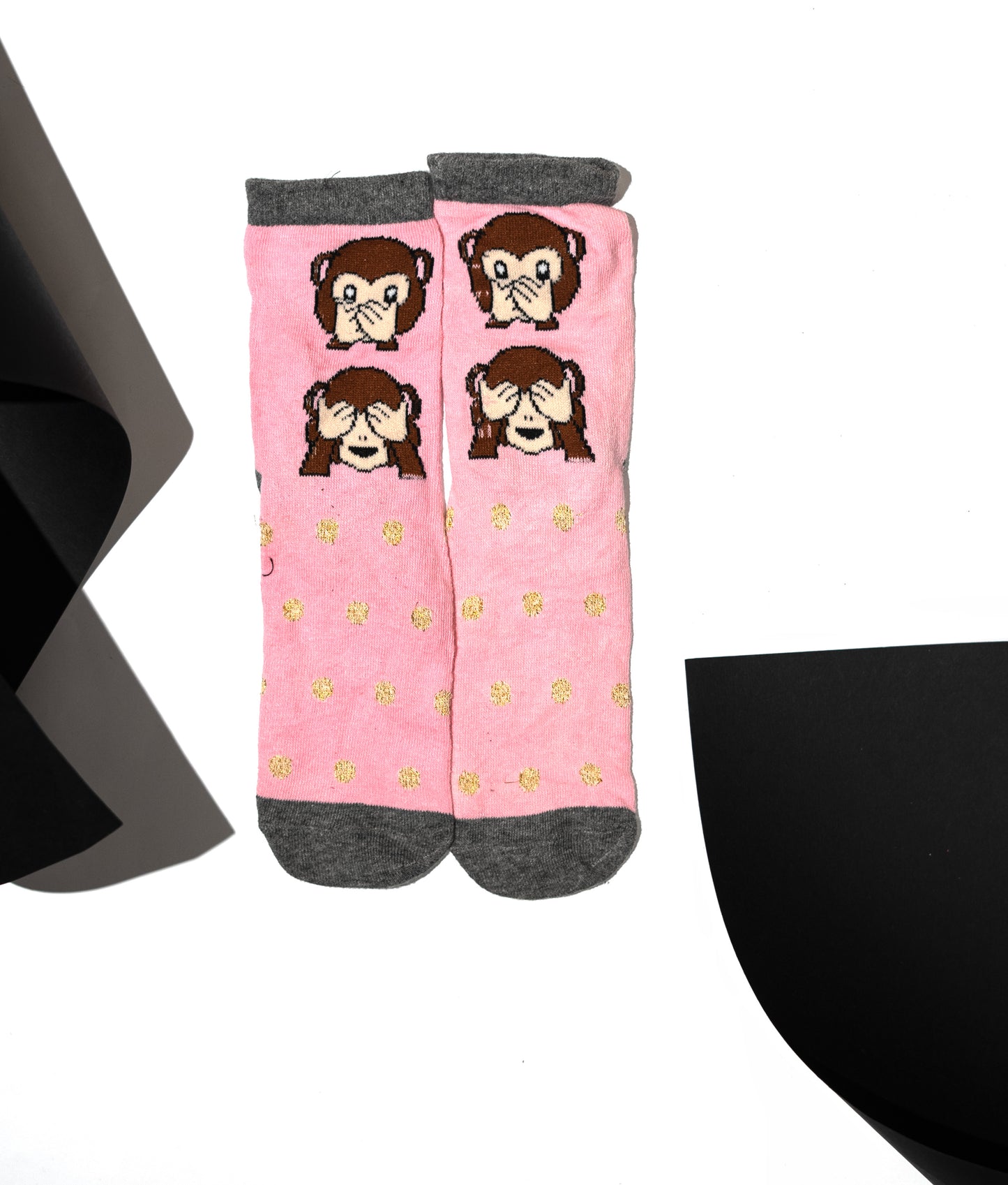 Monkey Emoji Funky Socks