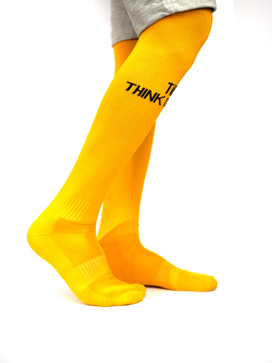 Yellow Football Socks