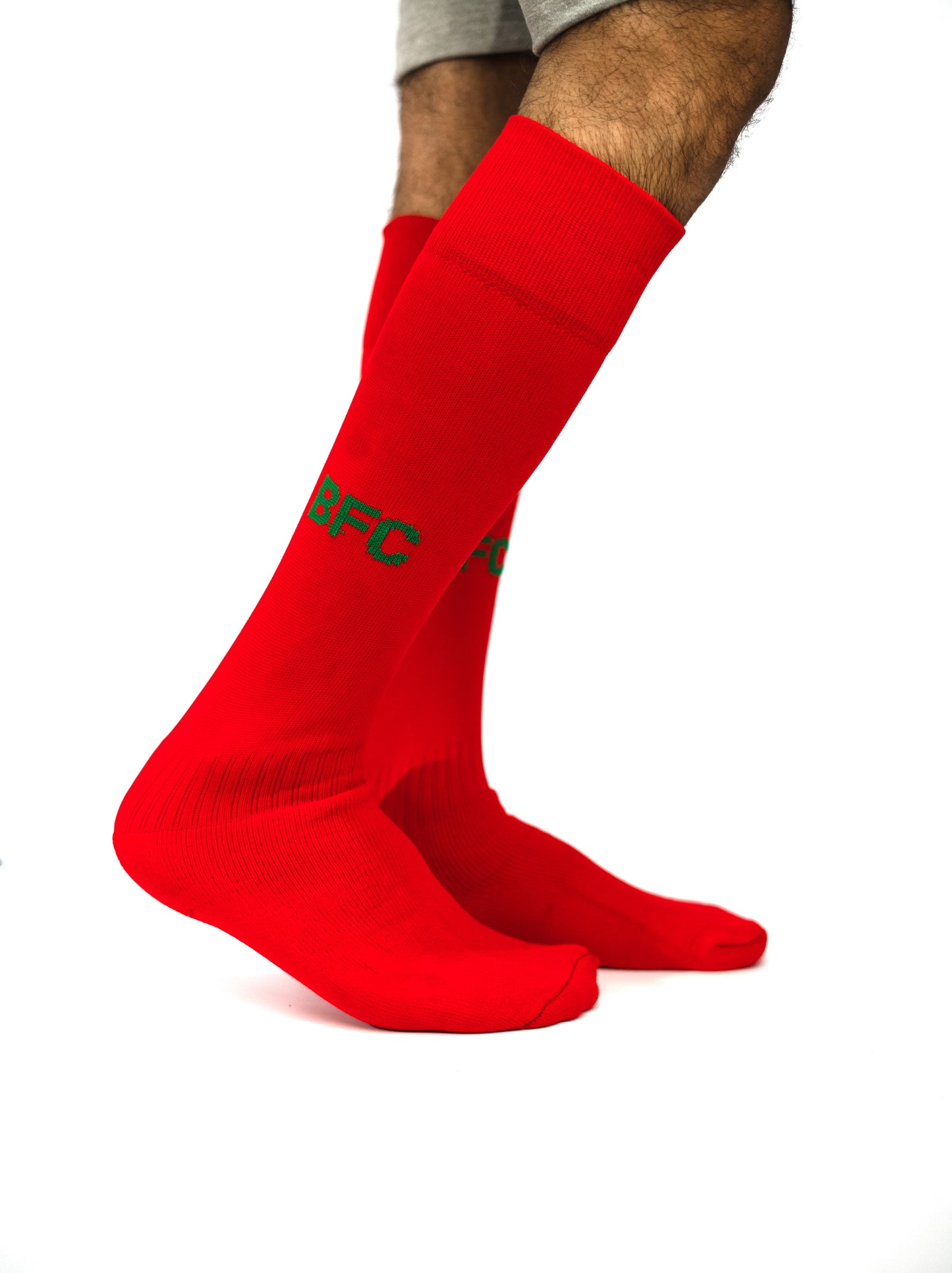 Red Football Socks