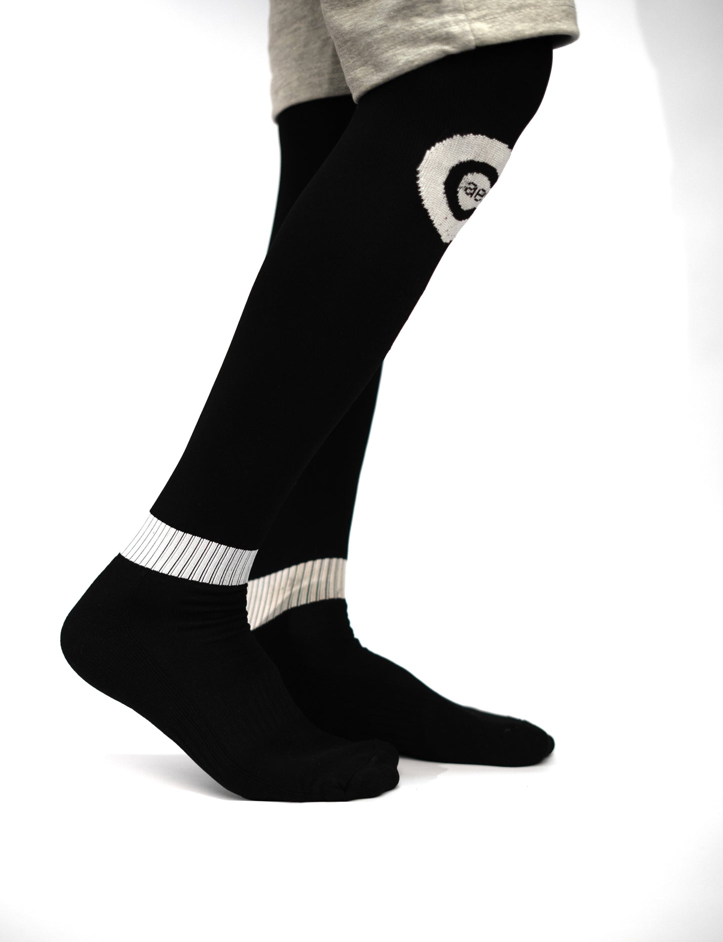 Black Football Socks