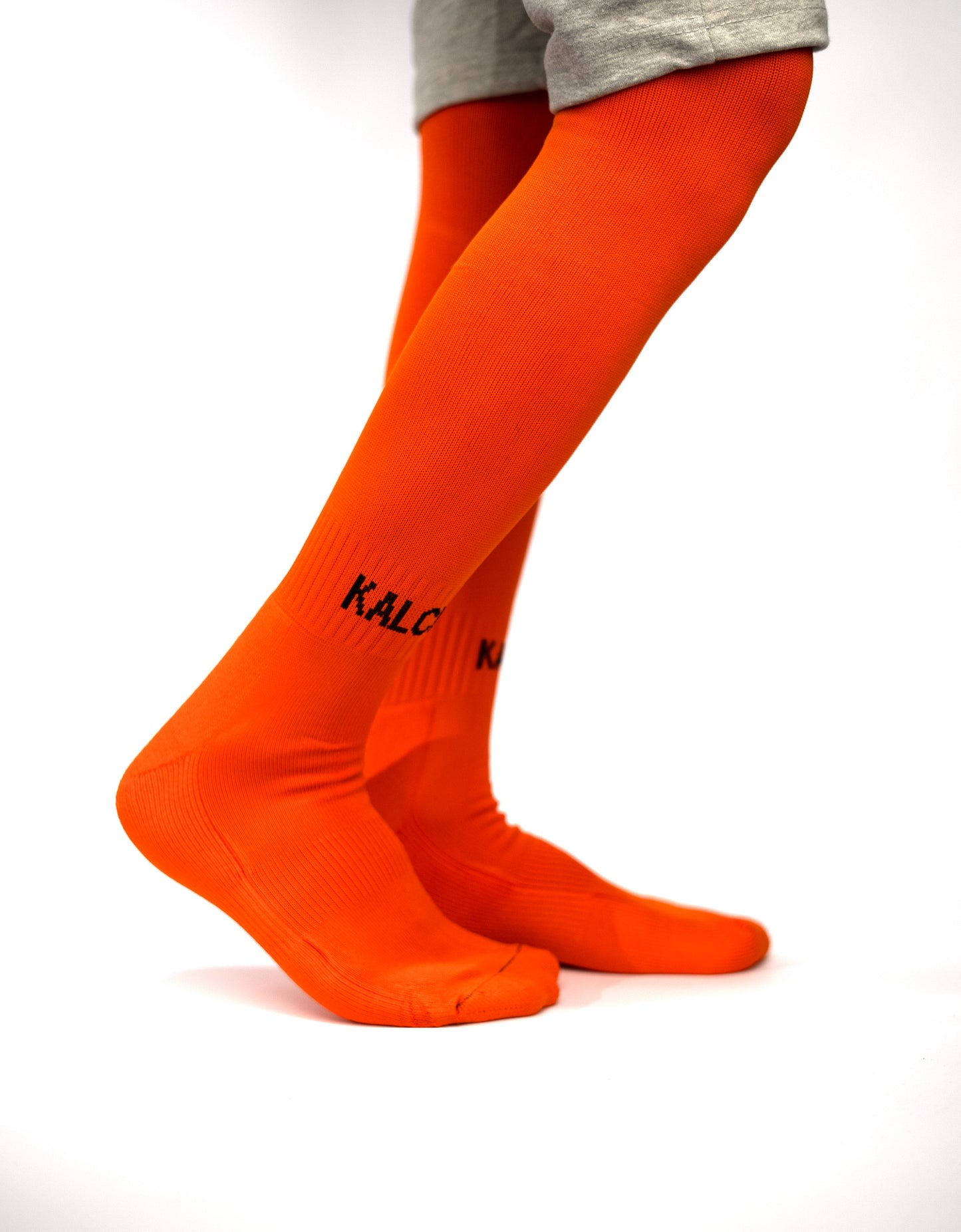 Orange Football Socks