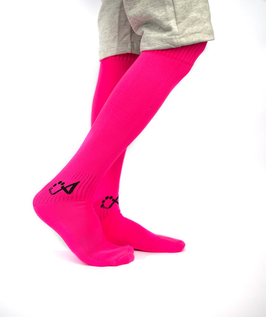 Pink Football Socks