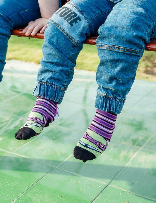 Ninja Turtle Funky Socks (8-16 Year)