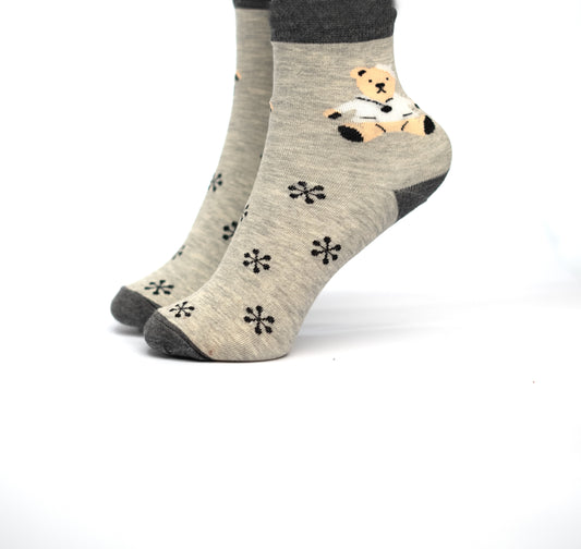 White T Funky Socks