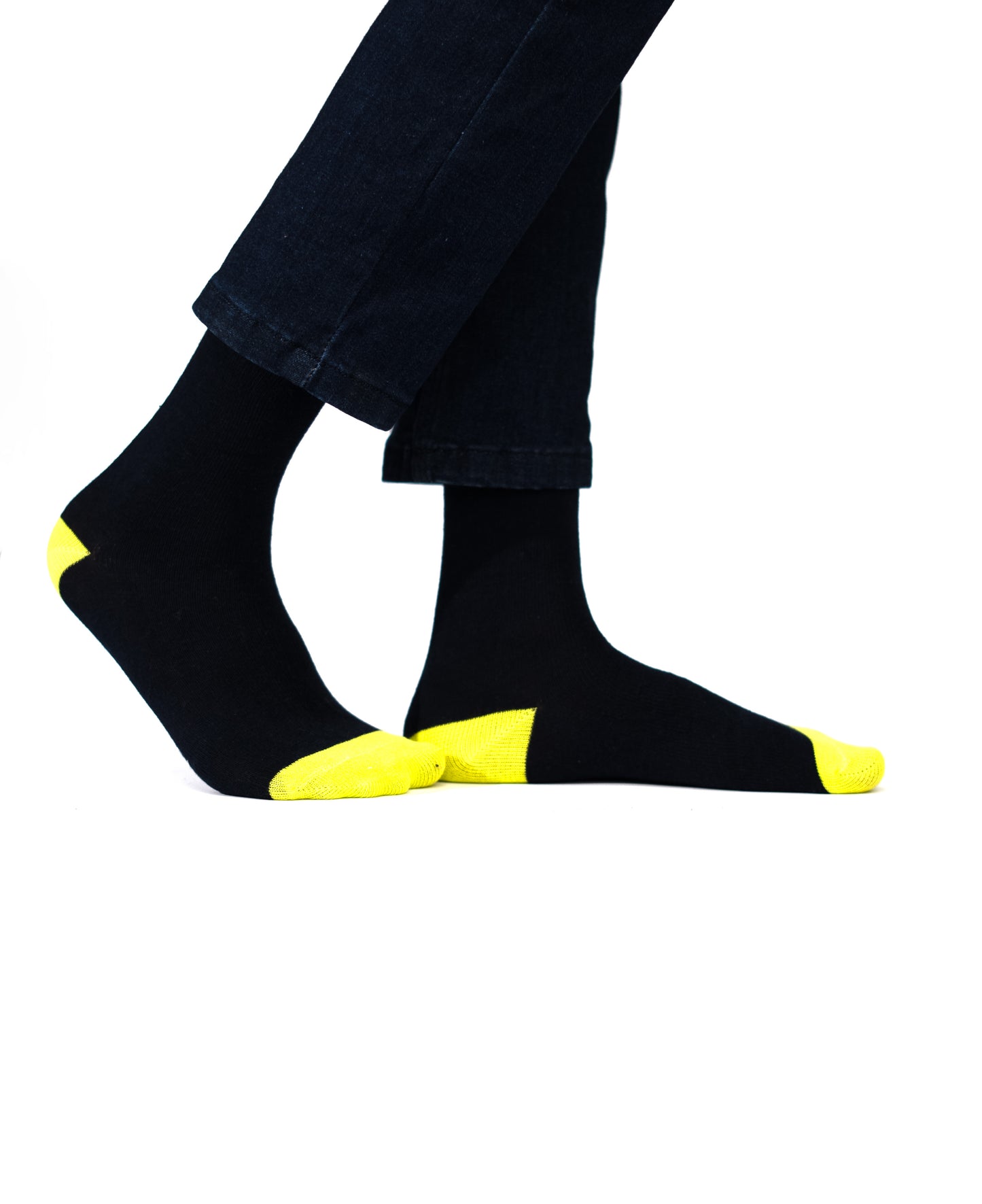 Classic Yellow Kids Funky Socks (8-14 Years)