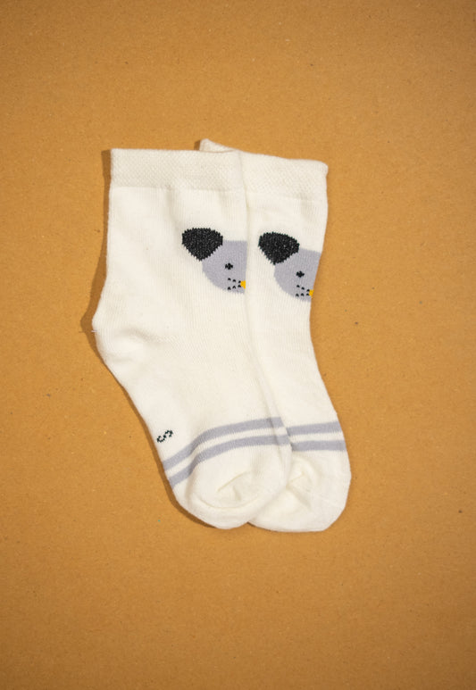 White Art Kids Funky Socks (3-5 Years)