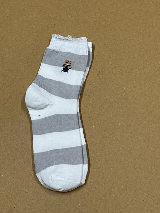 Bear stripe  Funky Socks 4