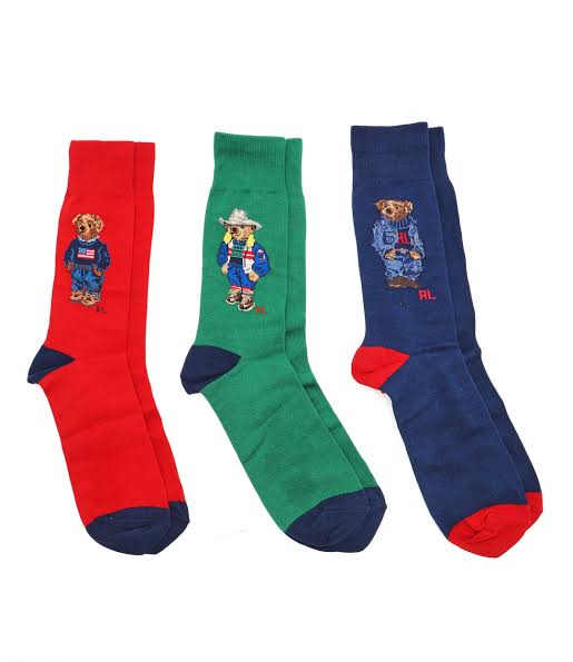 Pack of 3 Bear Funky Socks SC155