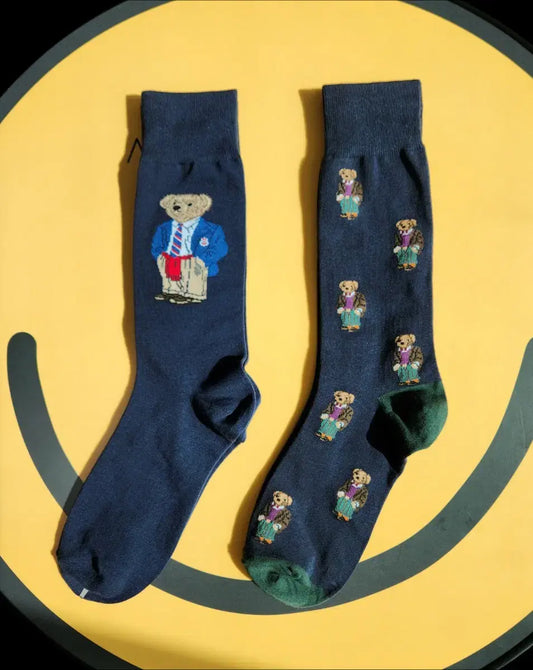 Pack of 2 Bear Funky Socks SC201