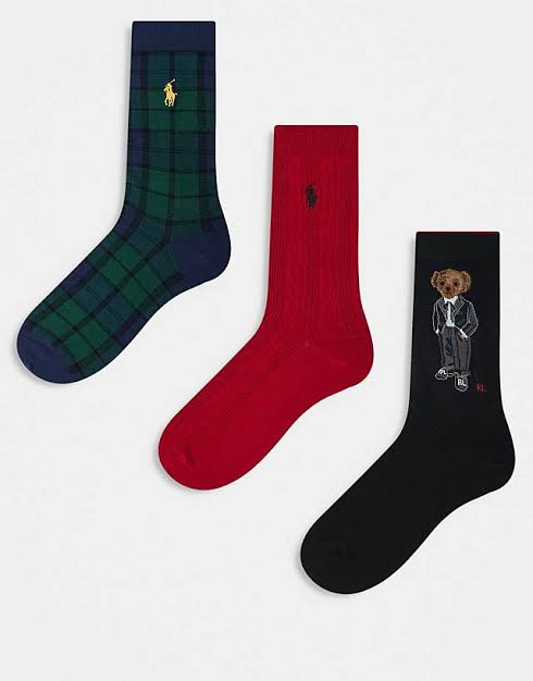 Pack of 3 USPA Funky Socks SC188