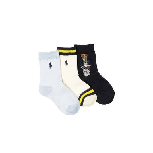 Pack of 3 USPA Kids Funky Socks 111 (5-10 Years)