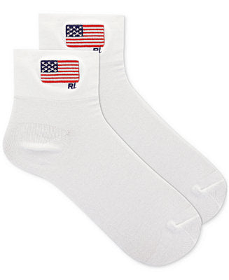 White RL USPA socks SC721