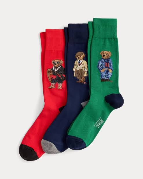 Pack of 3 bear premium socks SC778