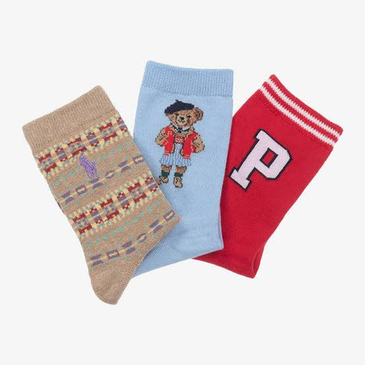 Pack of 3 USPA Funky Socks SC058