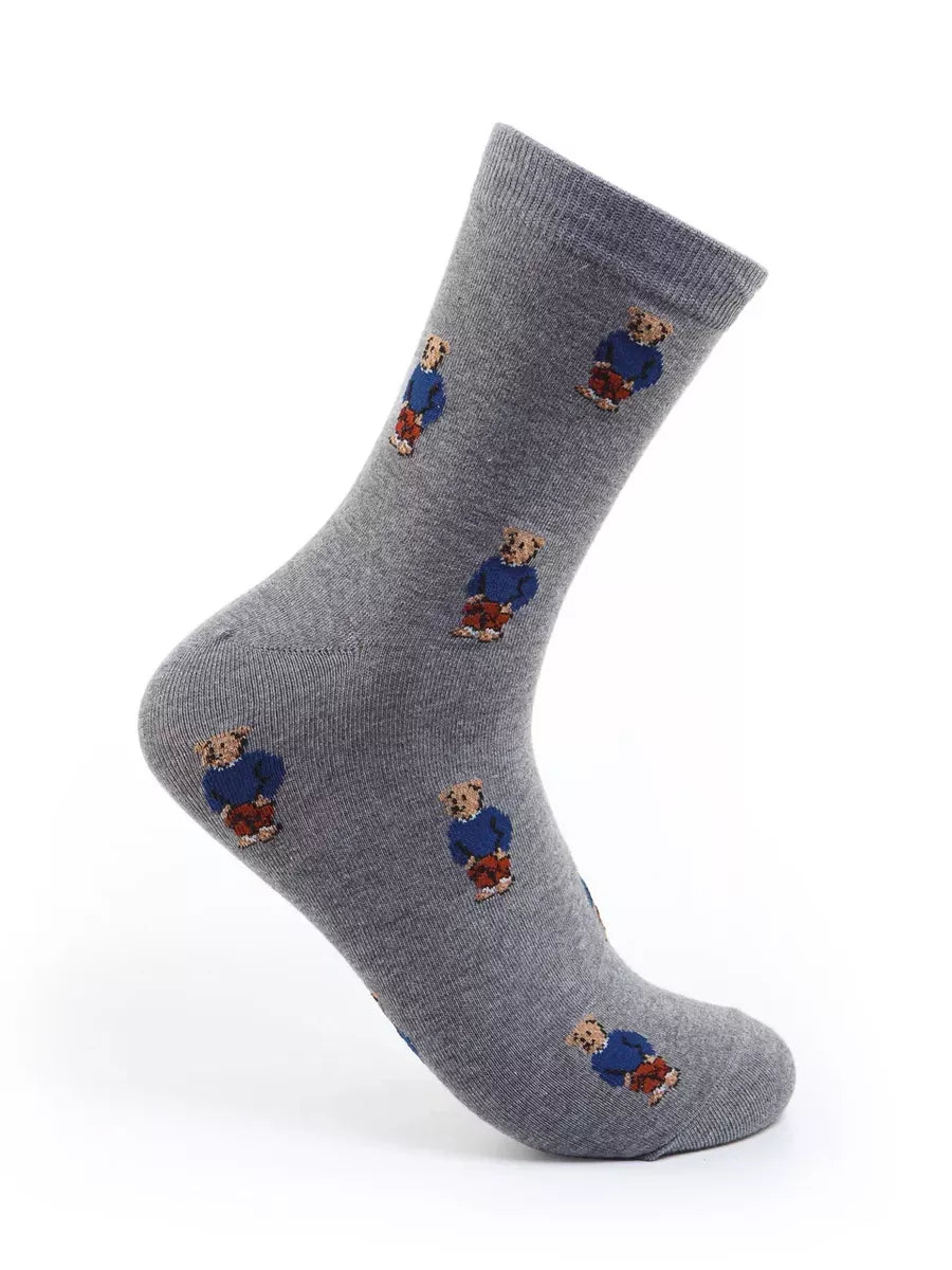 Grey bear Funky Socks sc55