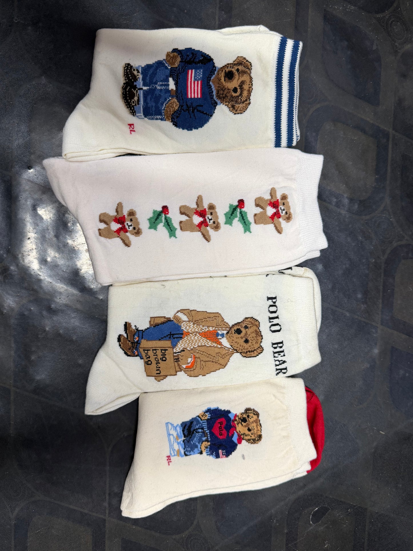 Bear funky 3 pair Socks SC070