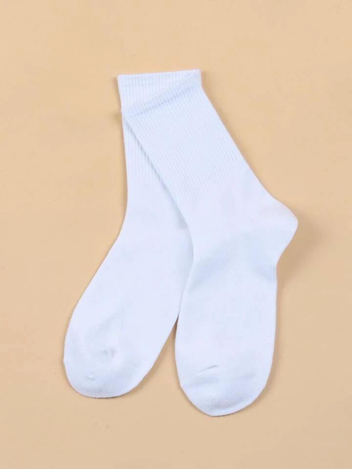 Basic White Full Socks