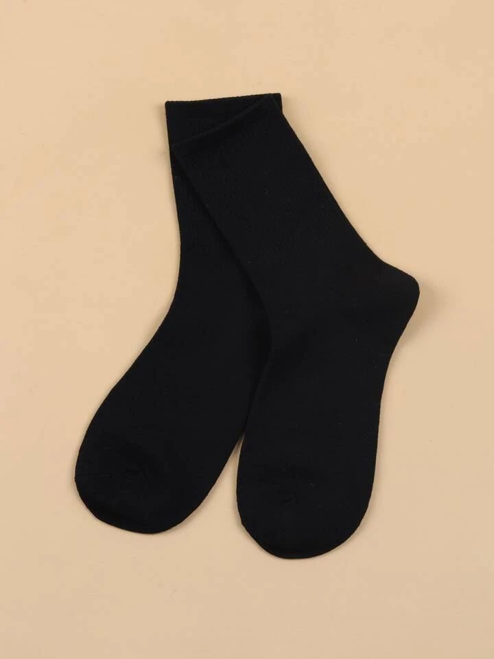 Basic Black Full Socks