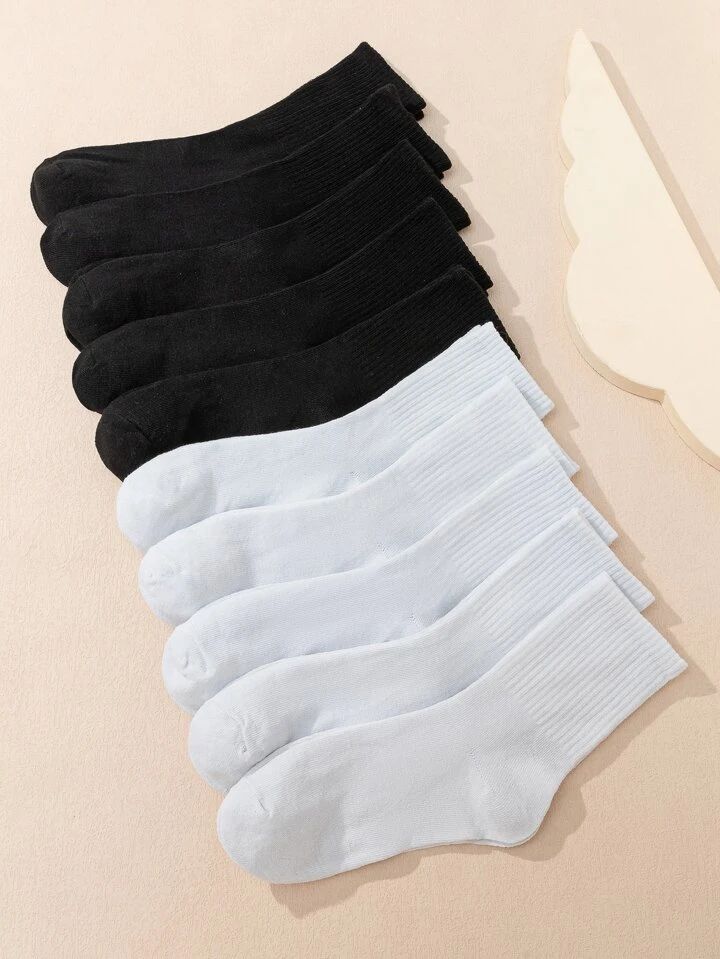 Pack of 10 Basic Full Socks