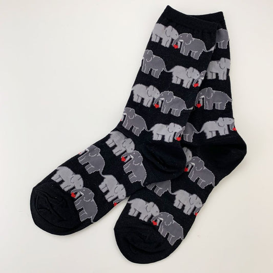 Elephant Love Funky Socks